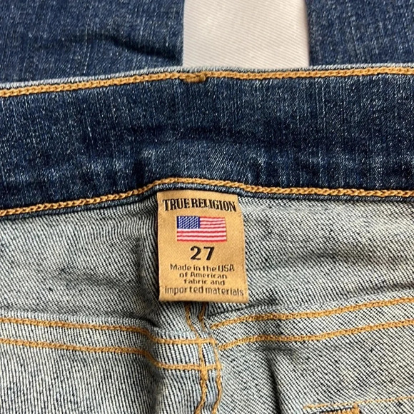 NWT‎ True Religion Joey Flare Flaps Jean Size 27 - Picture 4 of 16